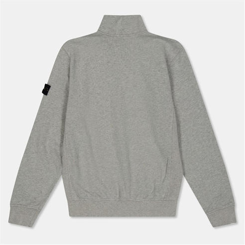 STONE ISLAND - Kids' Junior Quarter-Zip Fleece Top