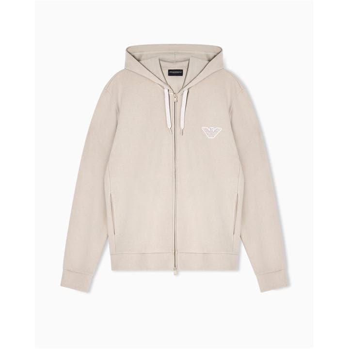 Emporio Armani Men's Beige Loungewear Sweatshi