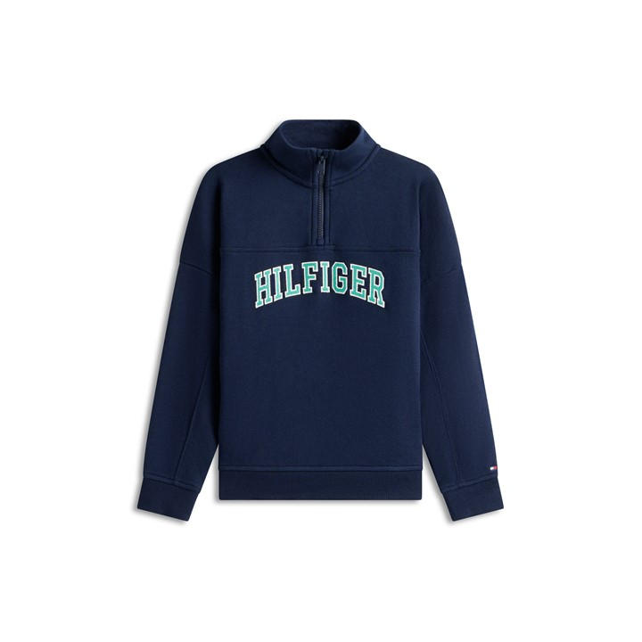 Tommy Hilfiger Boys Blue Tommy Varsty Swtshrt Jn63