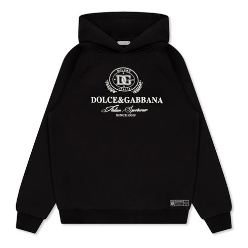 DOLCE AND GABBANA - Kids' Logo Pull Over Hoodie