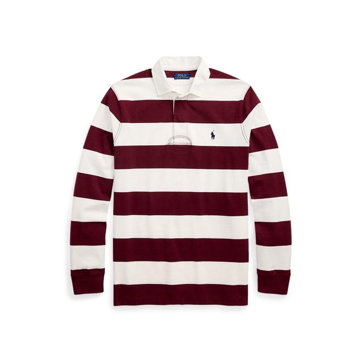 Polo Ralph Lauren Men's Red Rugby Shirt - XL