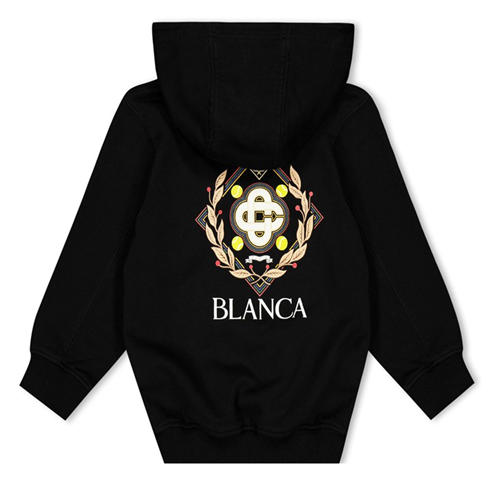 CASABLANCA - Kids' Championship Over the Head Cotton Hoodie