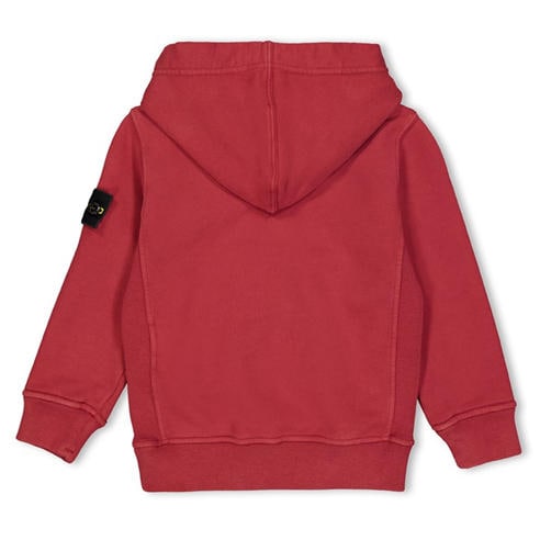 STONE ISLAND - Kids' Badge Over the Head Heavyweight Cotton Hoodie