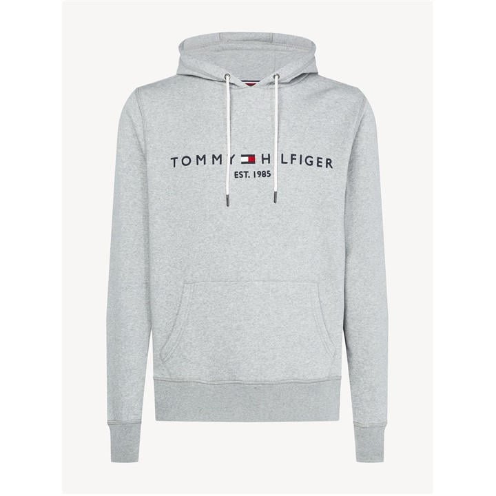 Tommy Hilfiger Men's Grey Tommy Logo Hoodie