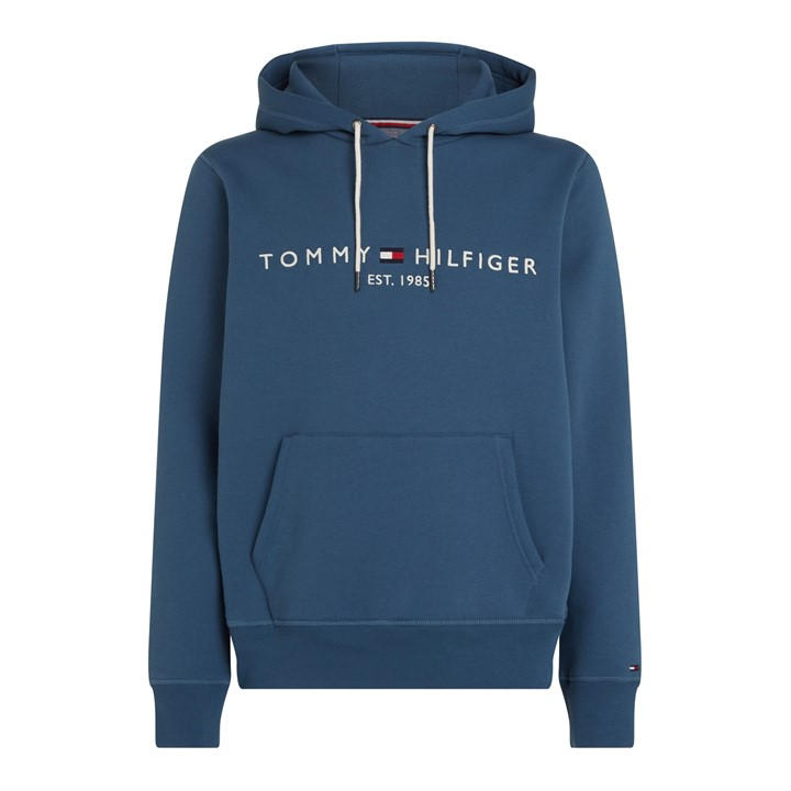 Tommy Hilfiger Men's Blue Tommy Logo Hoodie