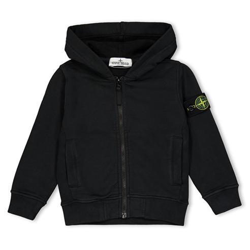 STONE ISLAND - Kids' Cotton Zip Hoodie