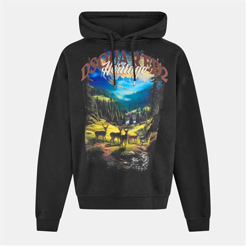 DSQUARED2 - Men's DSQ Heritage Pull Over Hoodie