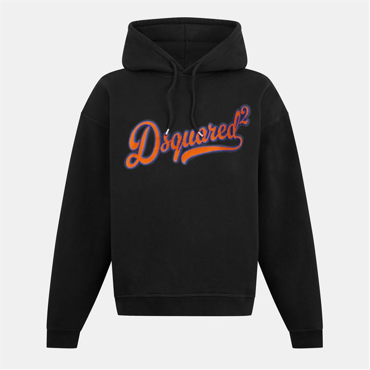 Dsquared2 Men's Black Dsq Script Hoodie