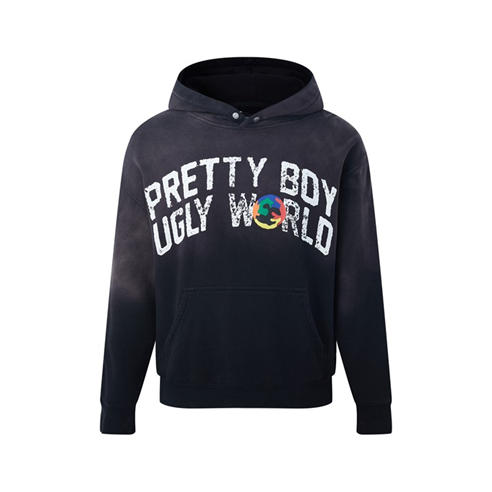 PRETTY BOY UGLY WORLD - The Pretty Boy Ugly World Cotton Zip Hoodie Mens