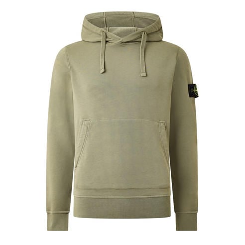 STONE ISLAND - Men's Heavyweight Cotton Over the Head Hoodie