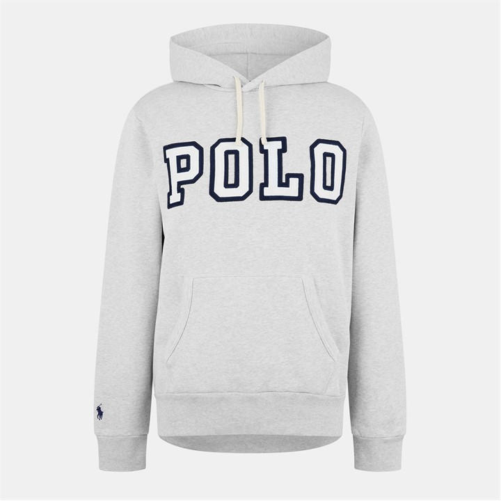 Polo Ralph Lauren Men's Grey Oversized Pullover Hoodie - M