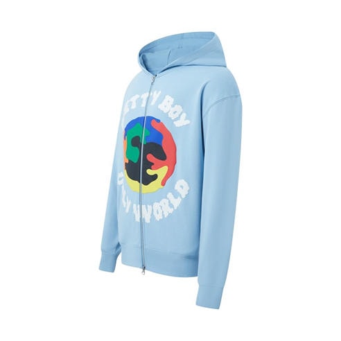 PRETTY BOY UGLY WORLD - PBUW Zip Hoodie Mens