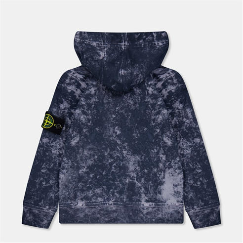STONE ISLAND - Mottled Zip Hoodie