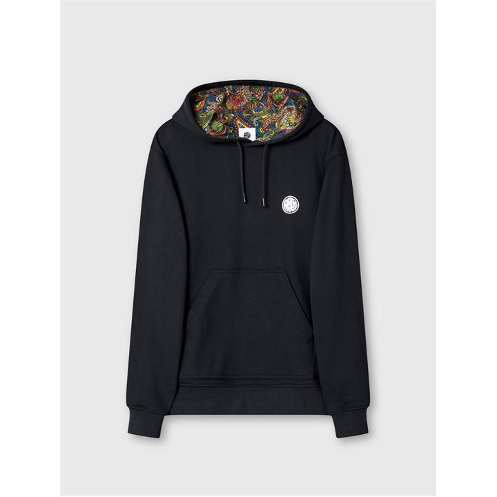 Pretty Green Men's Black Pg Lounge Hoody Sn61 Medium