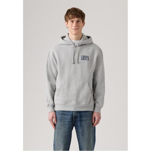 LEVIS - Men's Seriff Soft Fabric Relaxed Fit Pullover Hoodie