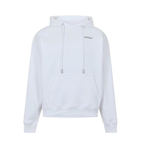 Off White - Men's Logo Skate Pull Over Hoodie