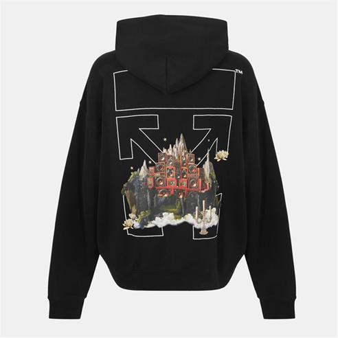 OFF WHITE - Men's Landscape Pull Over Hoodie