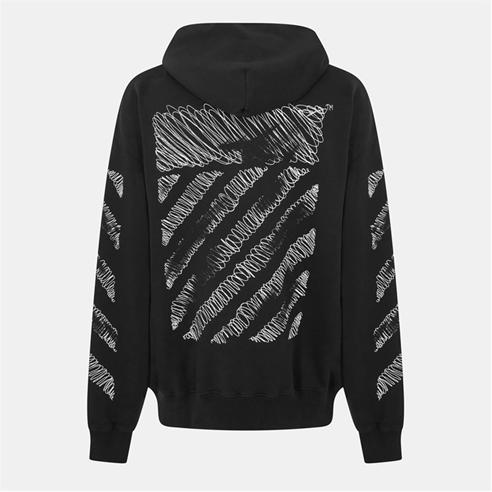 OFF WHITE - Men's Scrib Diag Pullover Hoodie