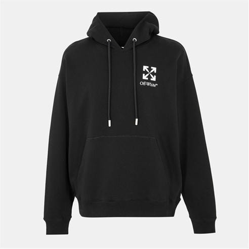 OFF WHITE - Men's Small Arrow Over-the-Head Hoodie
