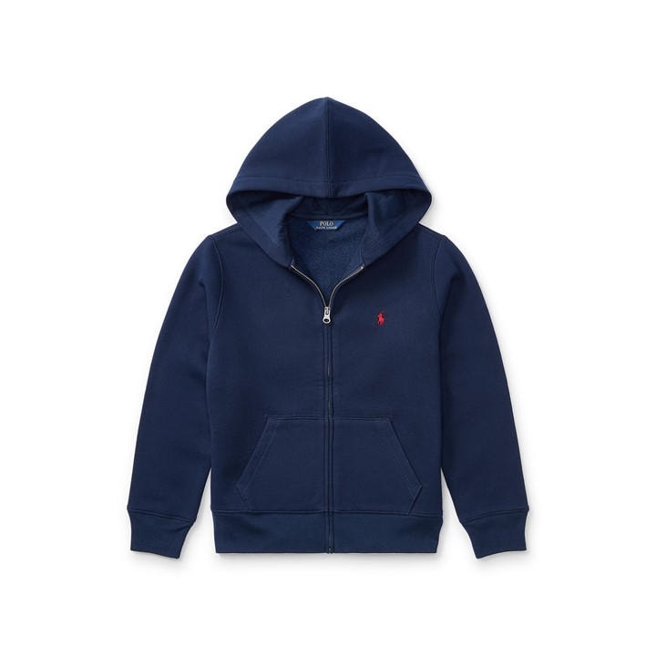 POLO RALPH LAUREN Boys’ Full-Zip Hoodie – Blue POLO RALPH LAUREN Boys’ Full-Zip Hoodie – Blue