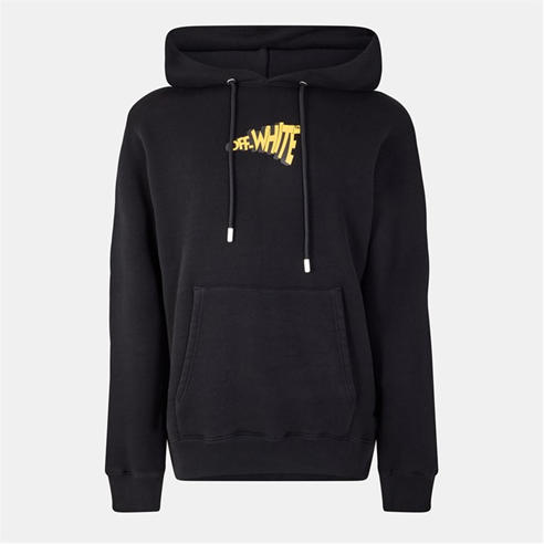 OFF WHITE - Men's - Cartoon Arrows Long Sleeve Slim Fit Hoodie