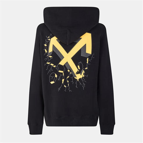 OFF WHITE - Men's - Cartoon Arrows Long Sleeve Slim Fit Hoodie