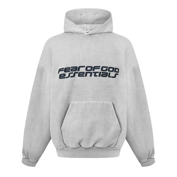 Vintage Black - FEAR OF GOD ESSENTIALS - Mens 90s Hoodie