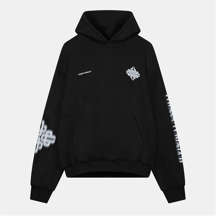 The Couture Club Men's Black Couture Blurred Oth Sn61