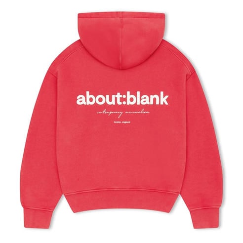 ABOUT:BLANK - Mens Box Logo Hoodie