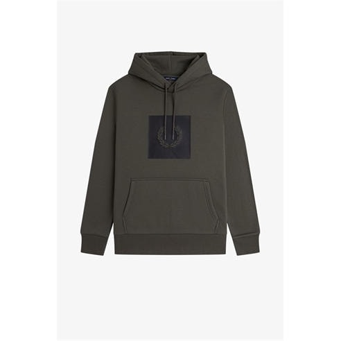 Fred Perry - Men's Box Graphic Pull Over Hoodie