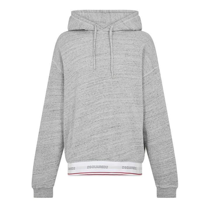 Dsquared2 Men's Grey Overhead Hoodie