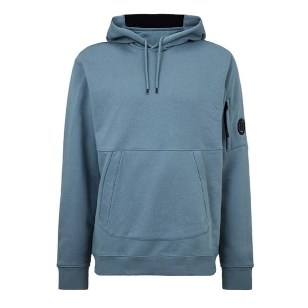 Black - CP COMPANY - Men's Micro Lens Over-the-head Hoodie