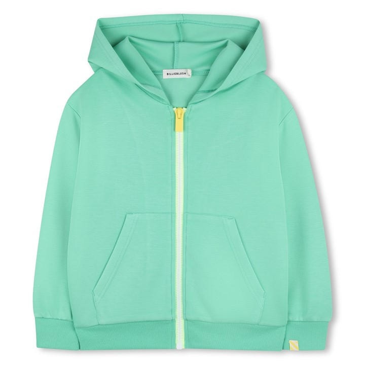 Billieblush Boys Green Kids' Zip Hoodie - 8 - 9 Years