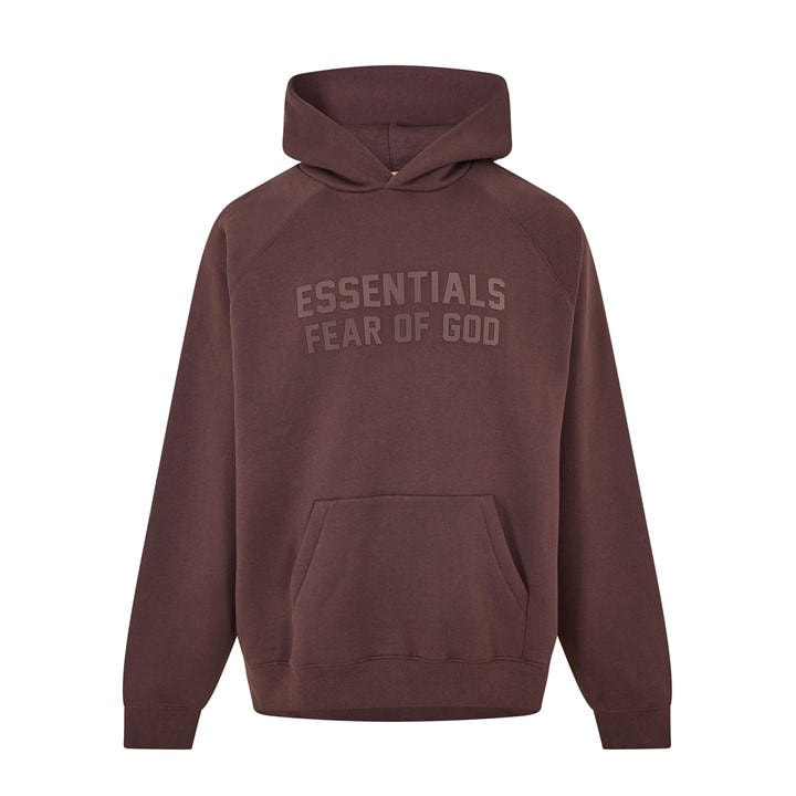 Fear Of God Essentials Men's Purple Overhead Hoodie - L
