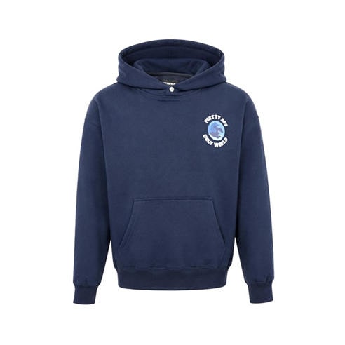 PRETTY BOY UGLY WORLD - PBUW Printed Hoodie Mens