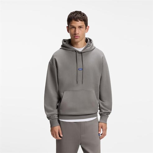 Hugo - Mens HUGO Long Sleeve Hoodie with Logo Detail (Nalonso)