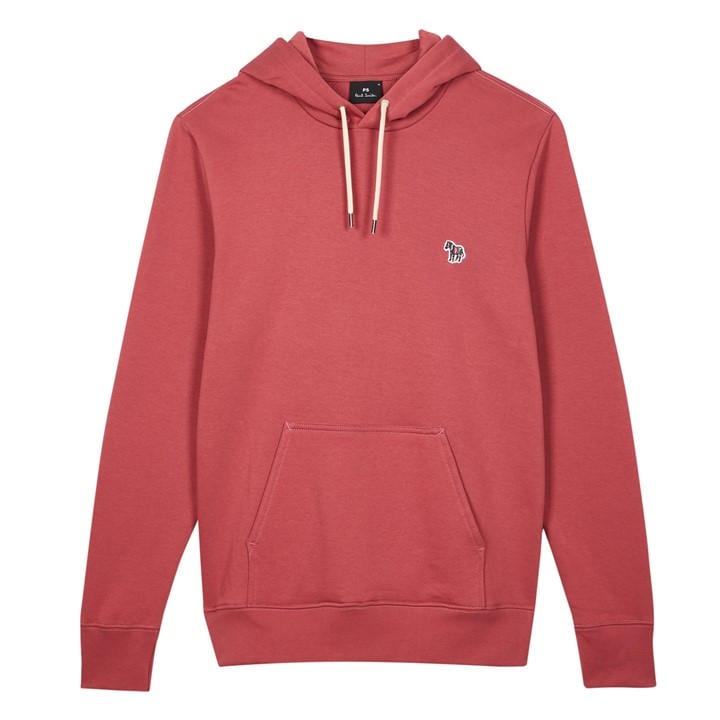 Ps Paul Smith Men's Red Zebra Logo Oth Hoodie Large