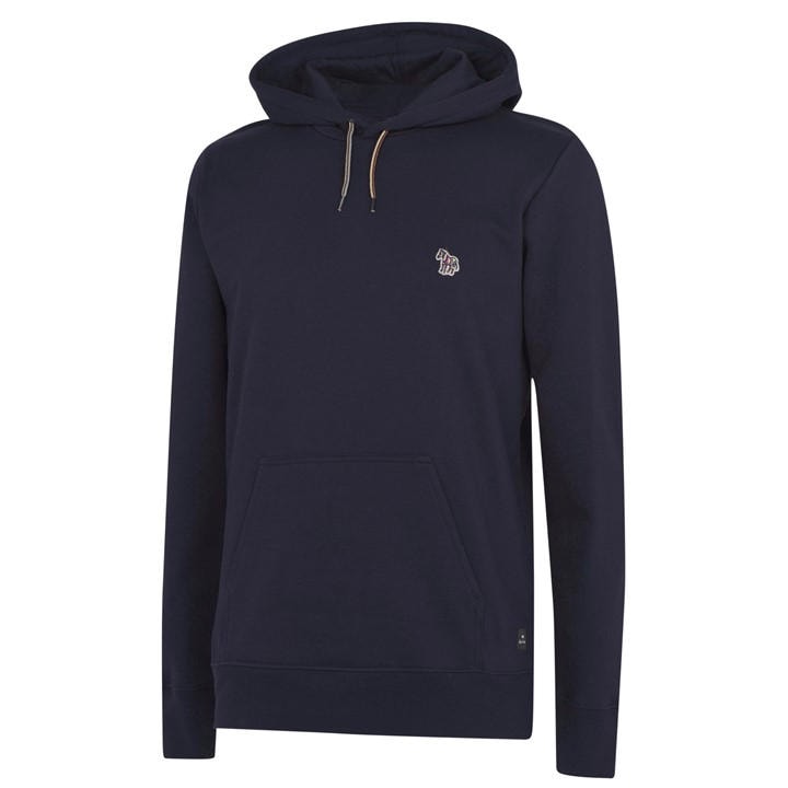 Ps Paul Smith Men's Blue Zebra Logo Oth Hoodie Medium