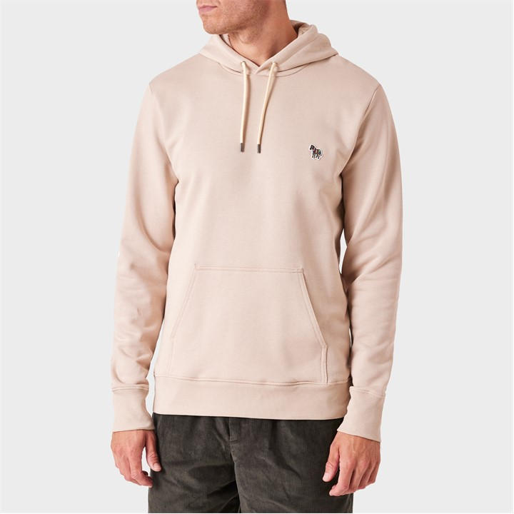 Ps Paul Smith Men's Cream Zebra Logo Oth Hoodie Large