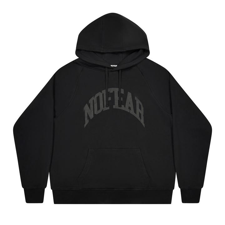 No Fear Men's Black Varsity Hoodie