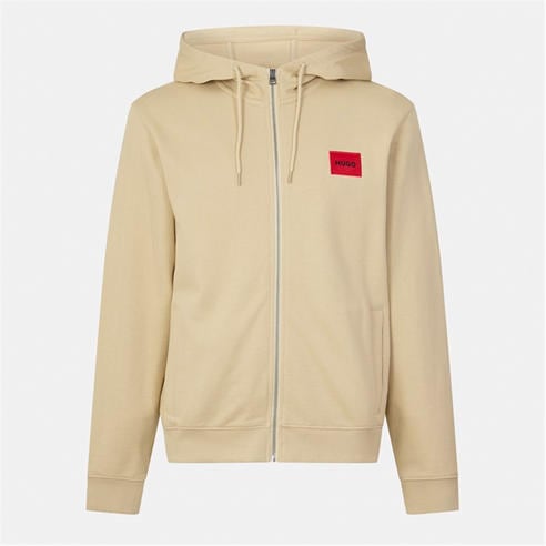 Hugo - Daple Zip Through Hoodie