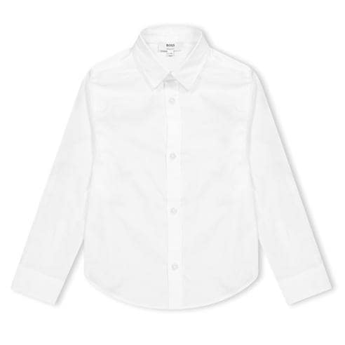 Boss - Kids Patterned Short-Sleeve Casual Shirt