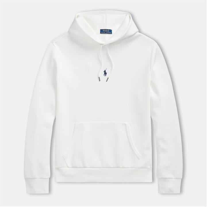 Polo Ralph Lauren Men's White Double-Knit Tech Hoodie 2XL