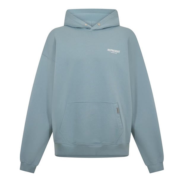 Black 01 - REPRESENT - Men's Owners Club Hooded Sweatshirt, Premium Comfort Oversized Hoodie