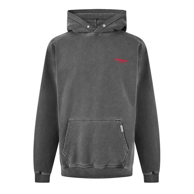 Black 01 - REPRESENT - Men's Owners Club Hooded Sweatshirt, Premium Comfort Oversized Hoodie