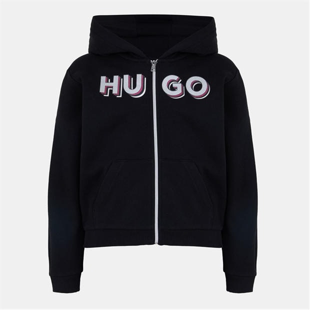 HUGO Logo Zip Hoodie,Specials : American Fashion Style Bags On Sale