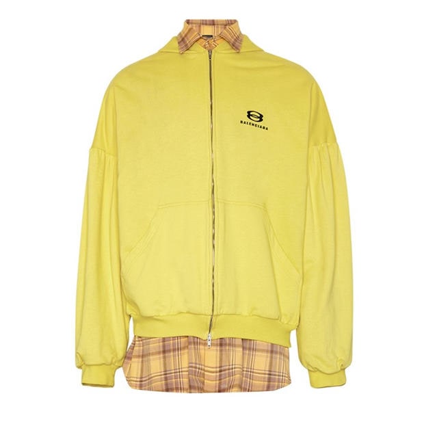 BALENCIAGA Unity Sports Icon Oversized Layered Hoodie,All Products : American Fashion Style Bags On Sale
