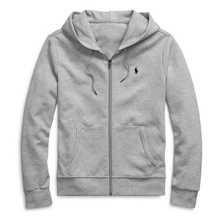 Polo Ralph Lauren Men's Grey Full-Zip Tech Hoodie - XL
