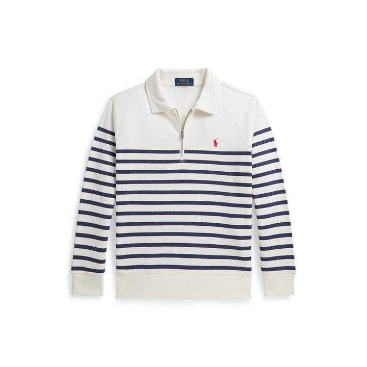 Polo Ralph Lauren Boys Blue Kids' Quarter Zip Fleece