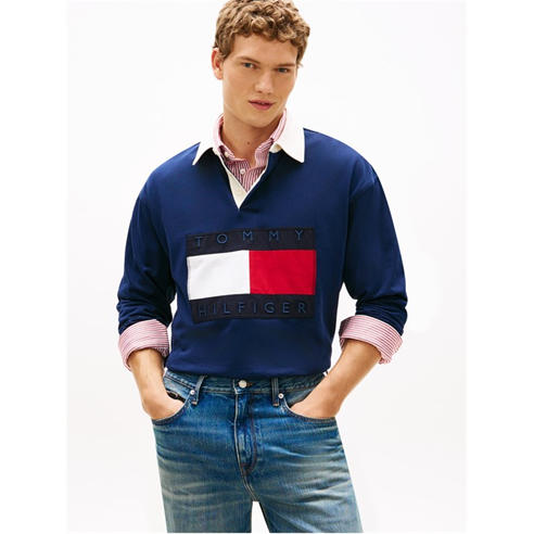Tommy Hilfiger - Tommy FlagRugby Polo Sn62